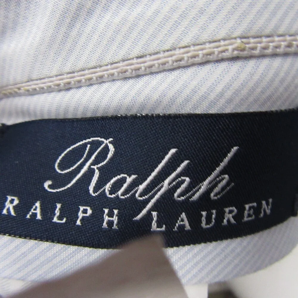 Polo Ralph Lauren Mens Dress Pants 40 X‎ 30 Beige Stretch Polyester Flat